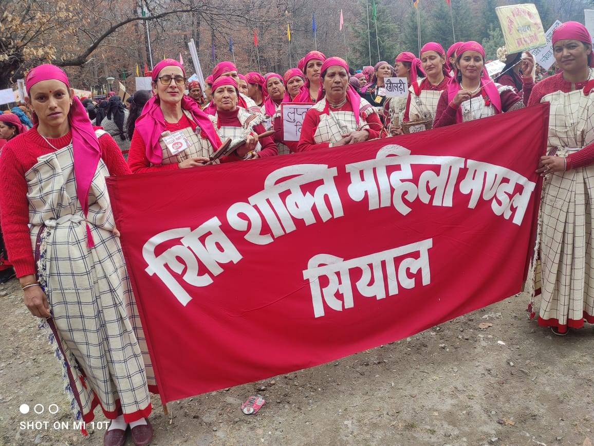 देखें वीडियो ,,,,,शिव शक्ति महिला मंडल सियाल ने विंटर कार्निवाल में लगाई रौनक